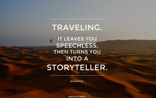 Traveling 
