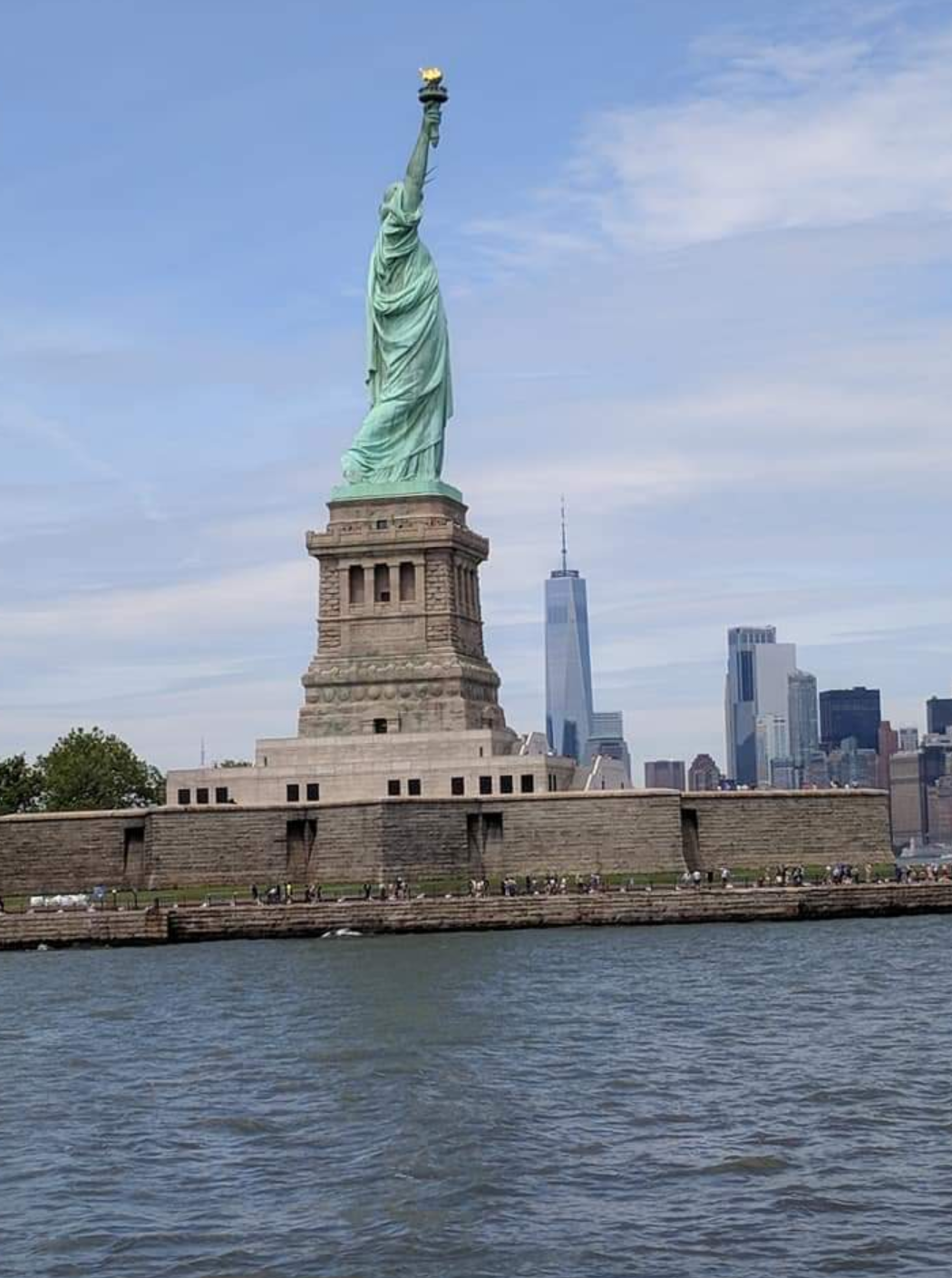 Statue of Liberty and Freedom Tower