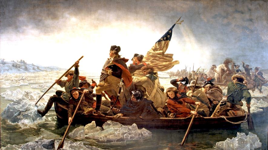 Washington crossing the Delaware Washington crossing the Delaware