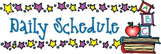 Daily Schedule Daily Schedule