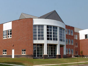 Photo of the front of the Middle School Photo of the front of the Middle School