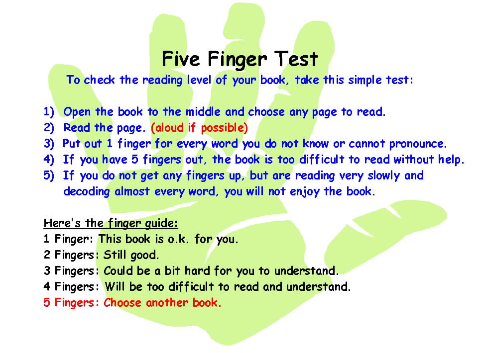 Five Finger Rule 